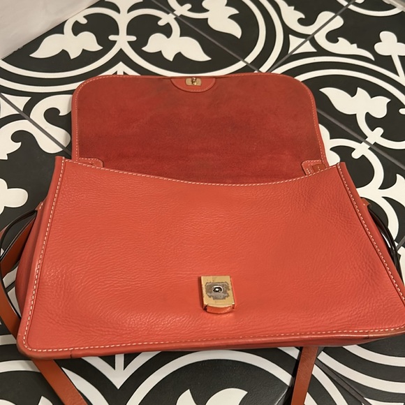 Radley Cording Street Medium Flapover Crossbody Bag, Ginger Biscuit Orange - Picture 7 of 15